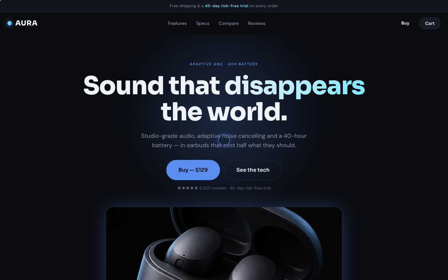 Gadgets store theme preview