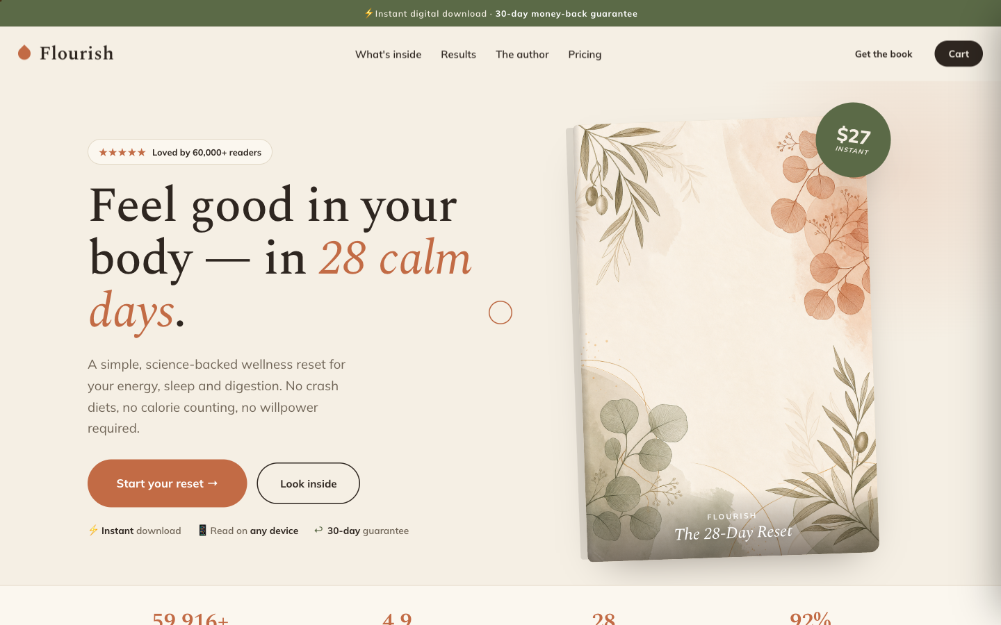 Digital products store theme preview