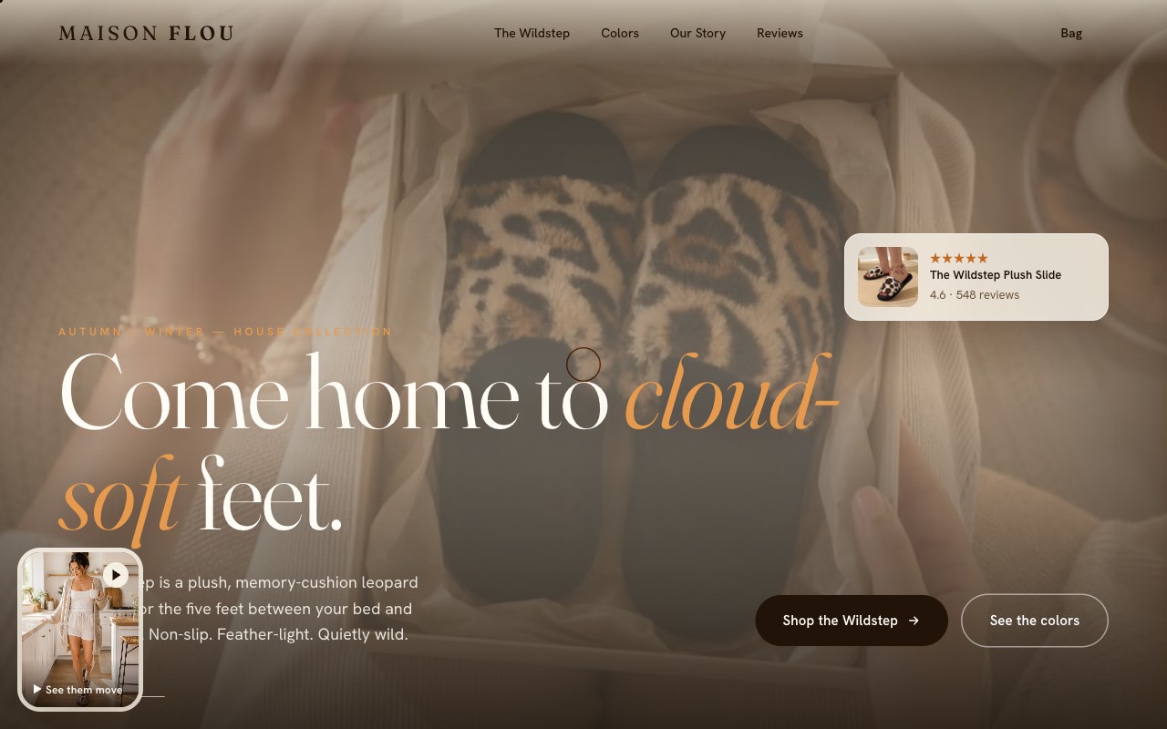 Live candle store website