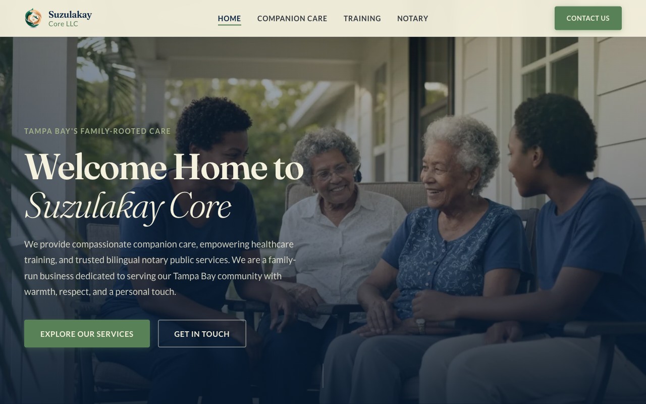 Live companion care website