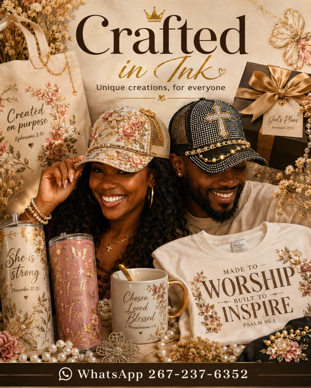 Custom apparel brand flyer