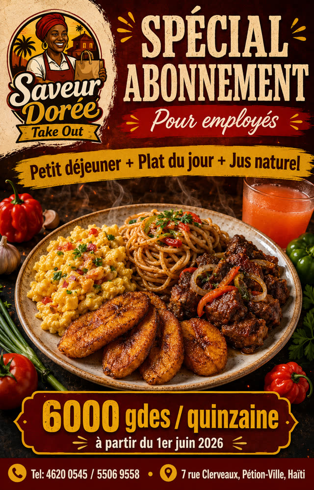 Meal plan subscription flyer
